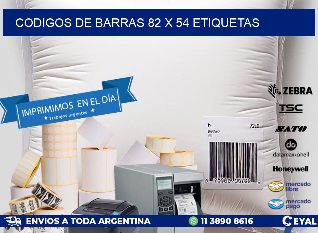 codigos de barras 82 x 54 etiquetas