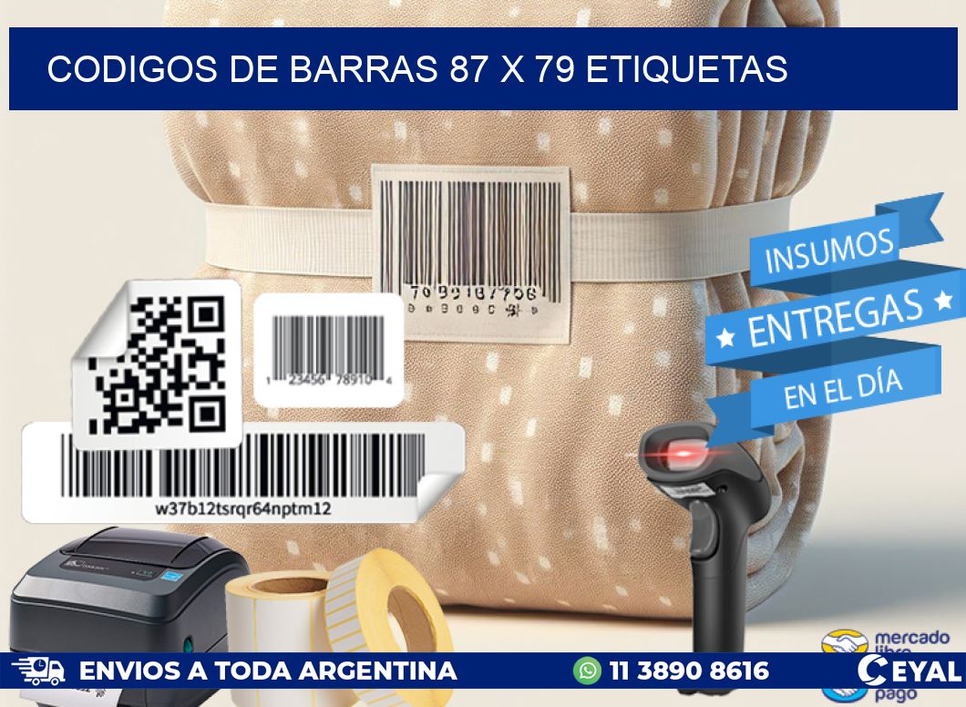 codigos de barras 87 x 79 etiquetas