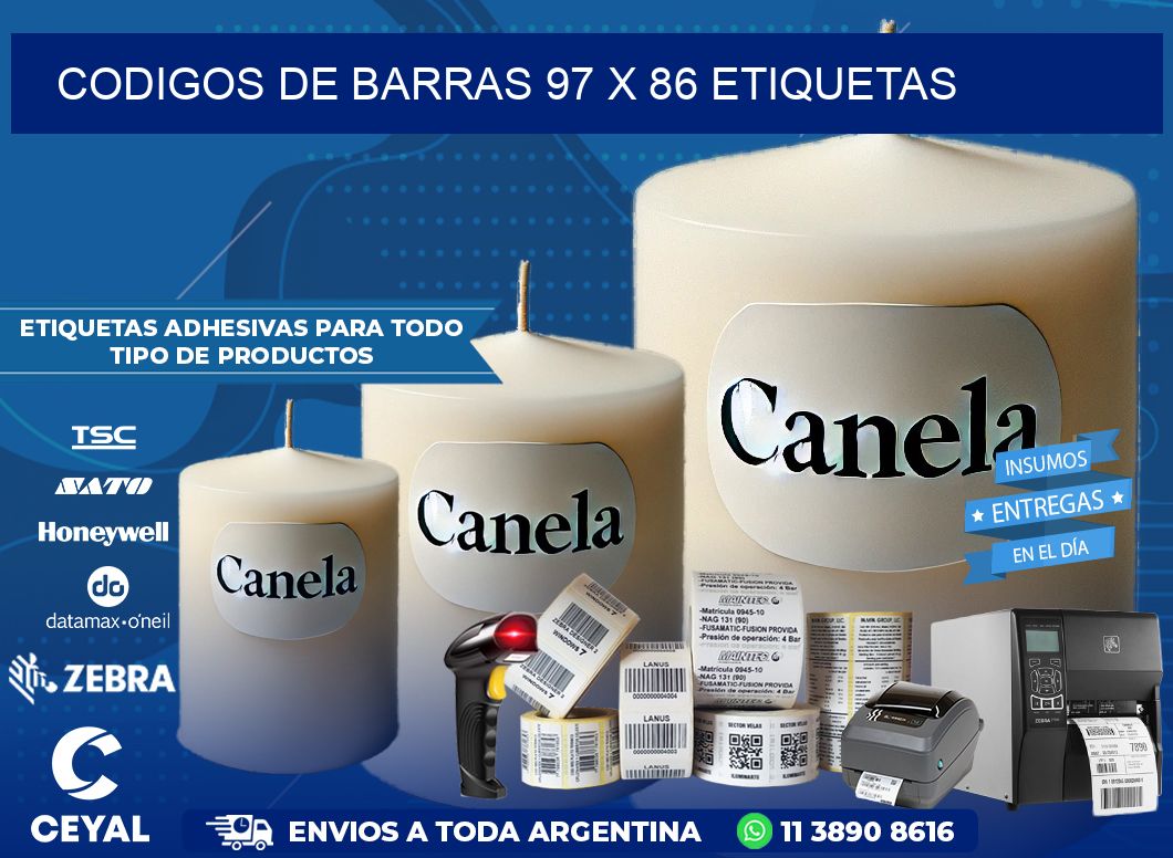 codigos de barras 97 x 86 etiquetas