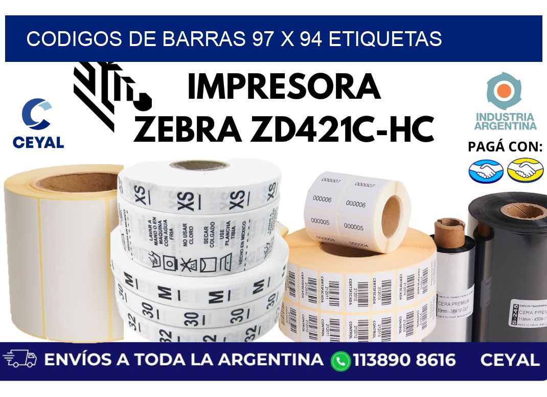 codigos de barras 97 x 94 etiquetas