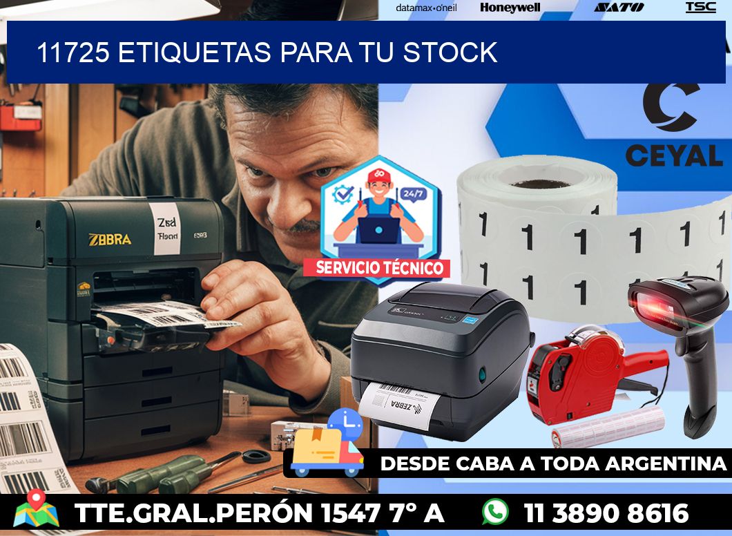 11725 etiquetas para tu stock