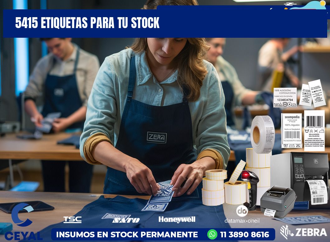 5415 etiquetas para tu stock