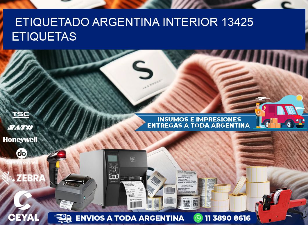 etiquetado argentina interior 13425 etiquetas
