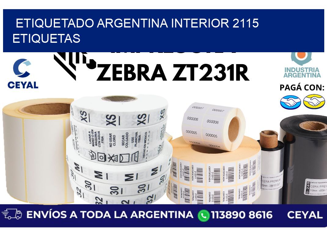 etiquetado argentina interior 2115 etiquetas