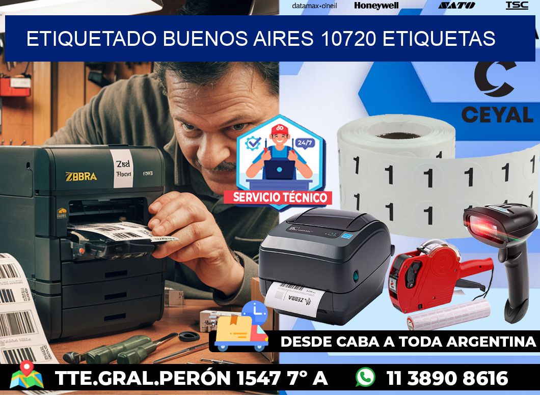 etiquetado buenos aires 10720 etiquetas