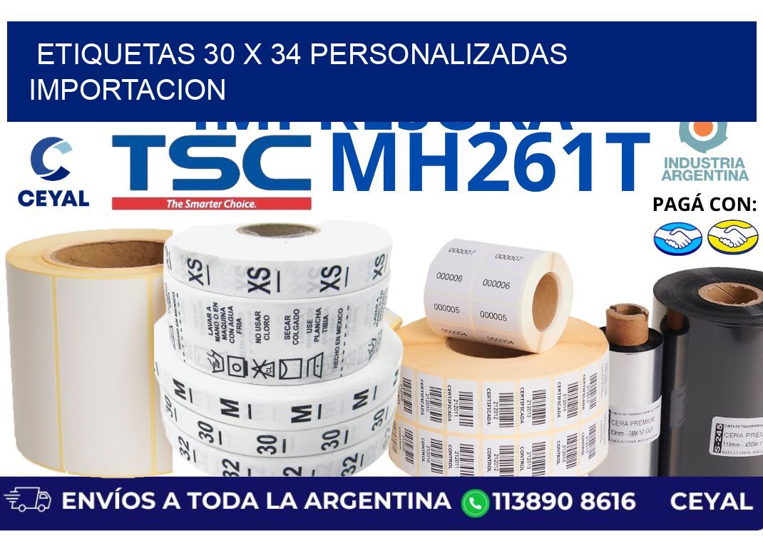 etiquetas 30 x 34 personalizadas importacion