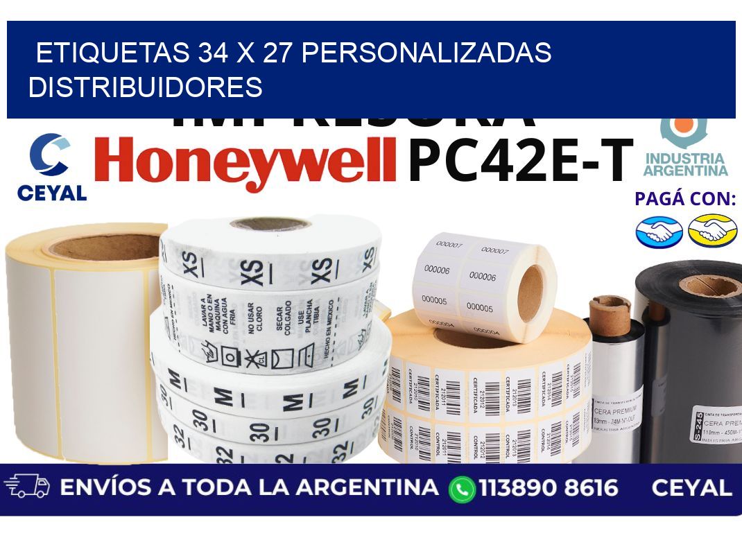 etiquetas 34 x 27 personalizadas distribuidores