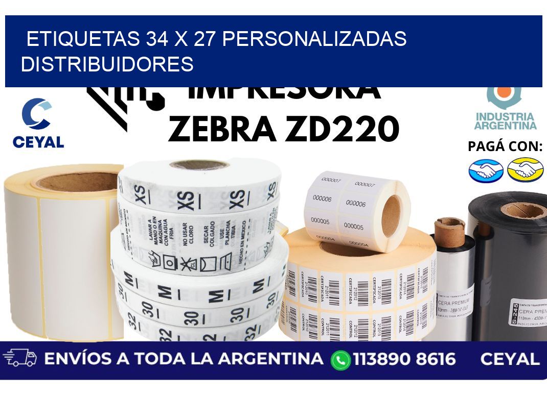 etiquetas 34 x 27 personalizadas distribuidores