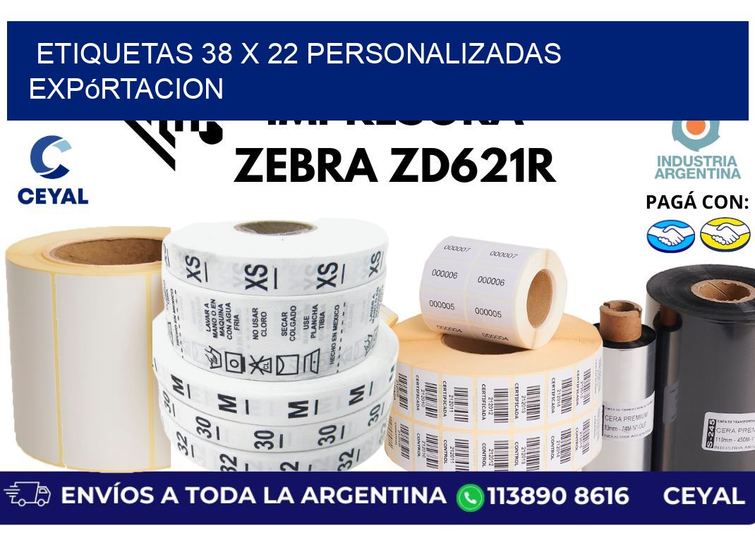 etiquetas 38 x 22 personalizadas expórtacion