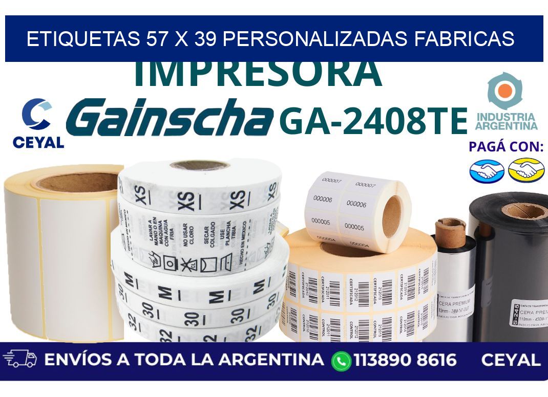 etiquetas 57 x 39 personalizadas fabricas