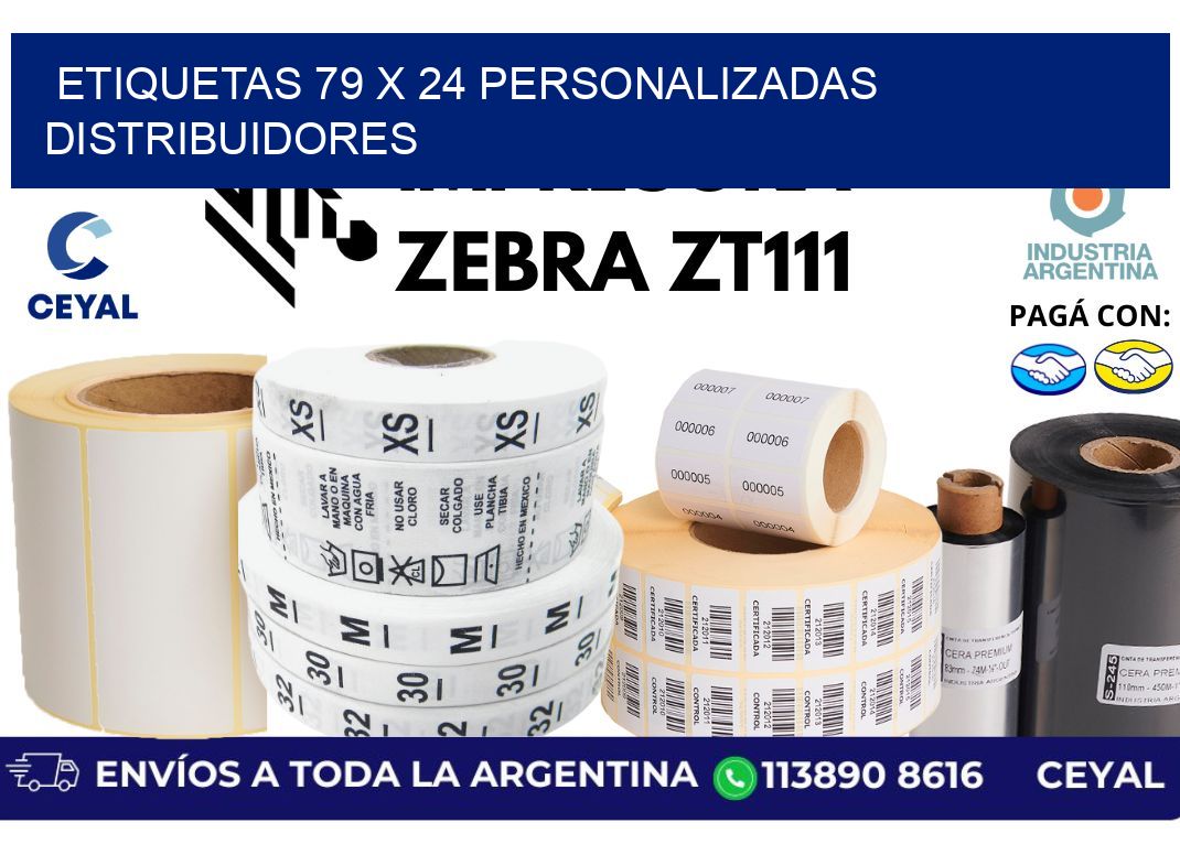 etiquetas 79 x 24 personalizadas distribuidores