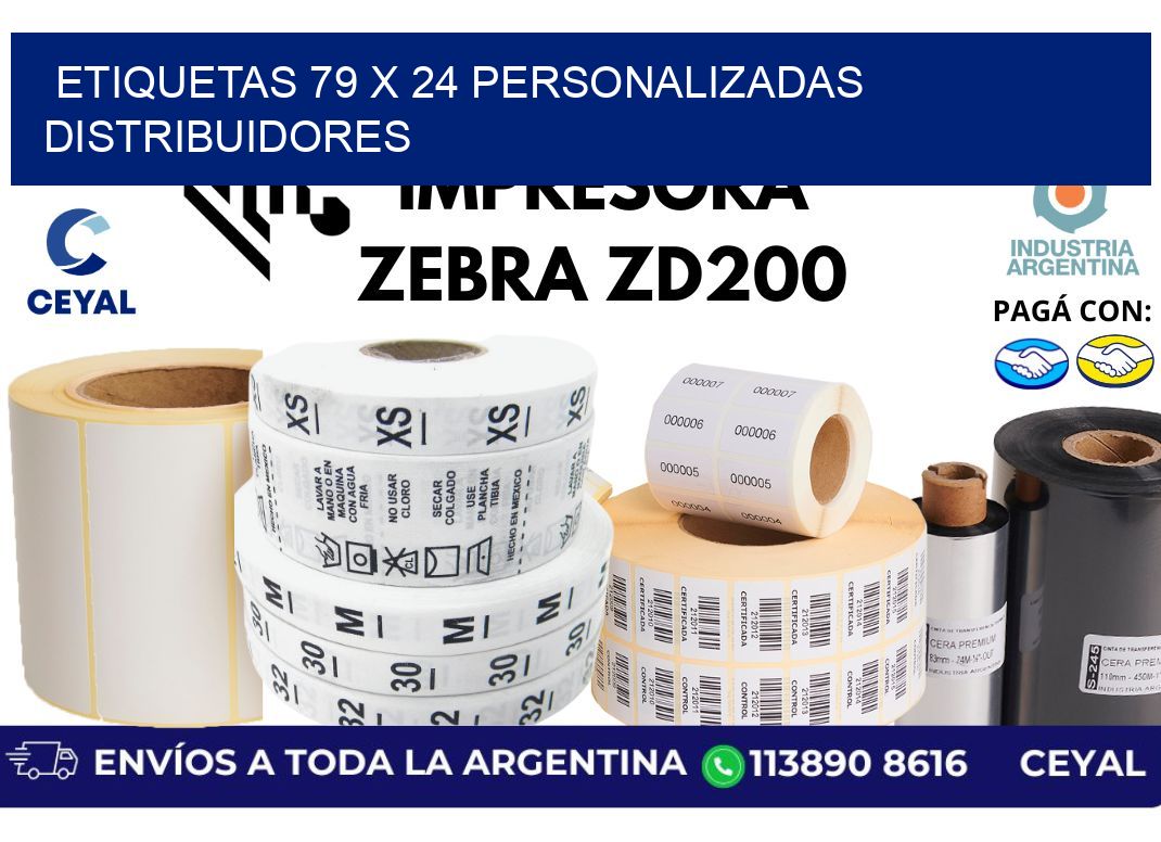 etiquetas 79 x 24 personalizadas distribuidores