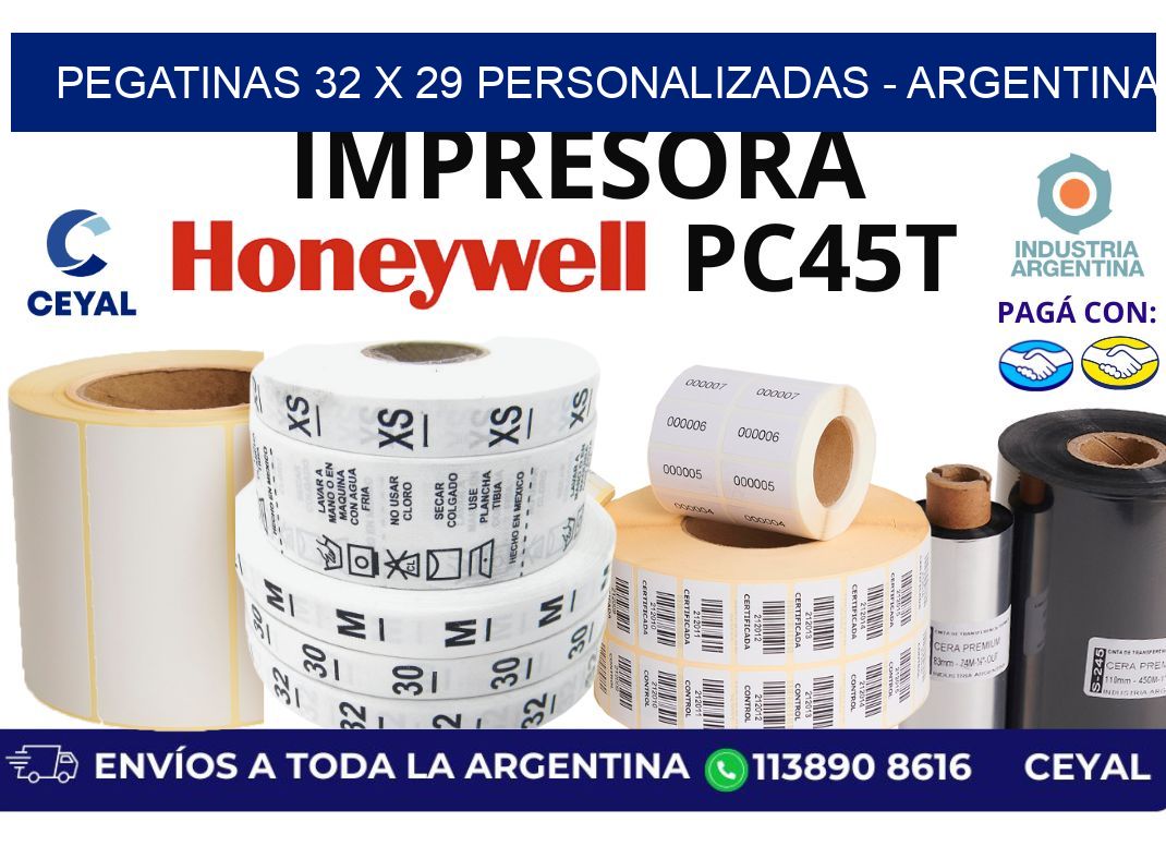 pegatinas 32 x 29 personalizadas – Argentina