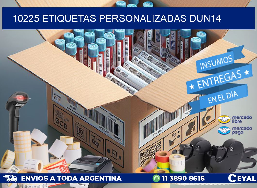 10225 Etiquetas personalizadas dun14