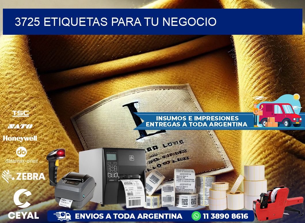 3725 etiquetas para tu negocio
