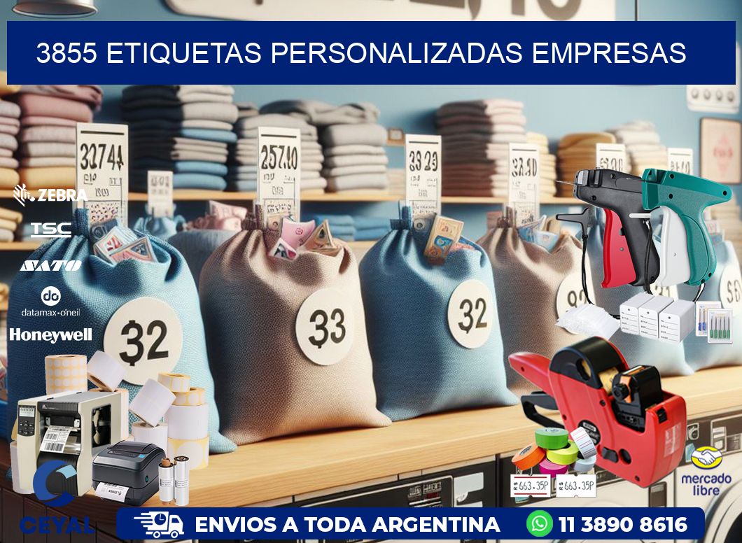 3855 Etiquetas personalizadas empresas