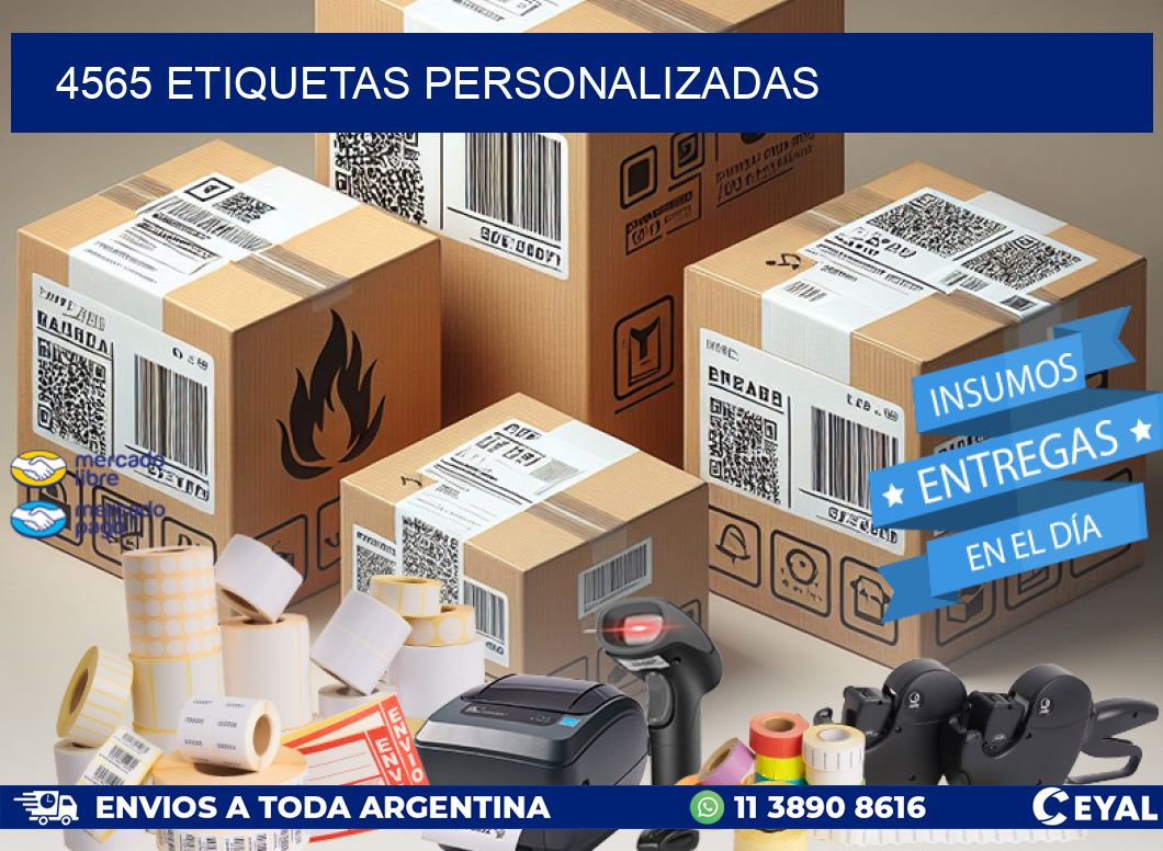 4565 Etiquetas personalizadas