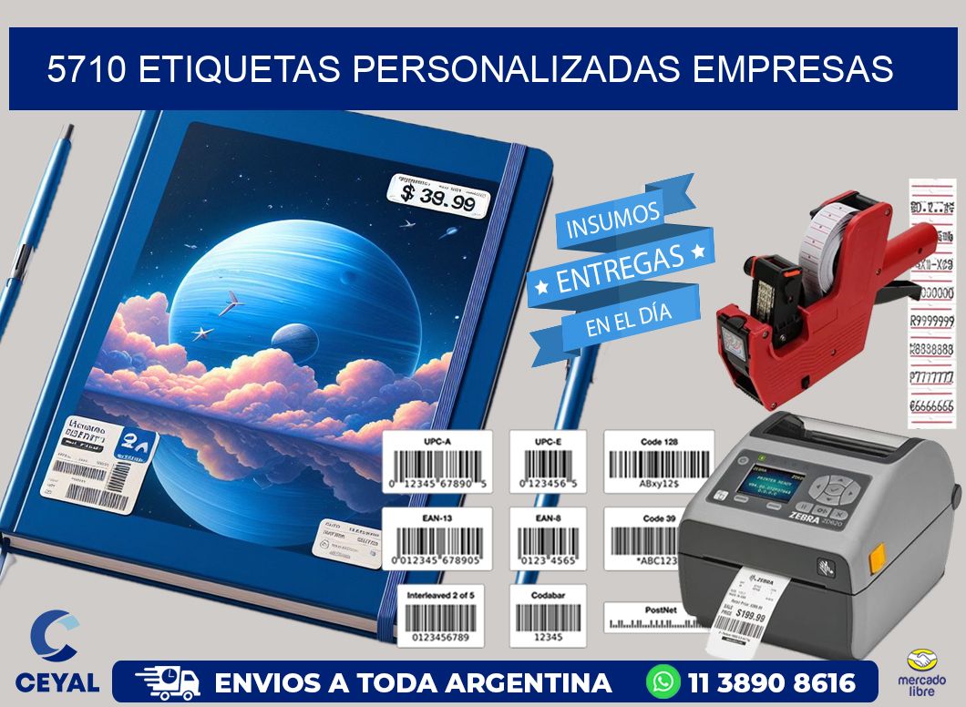 5710 Etiquetas personalizadas empresas