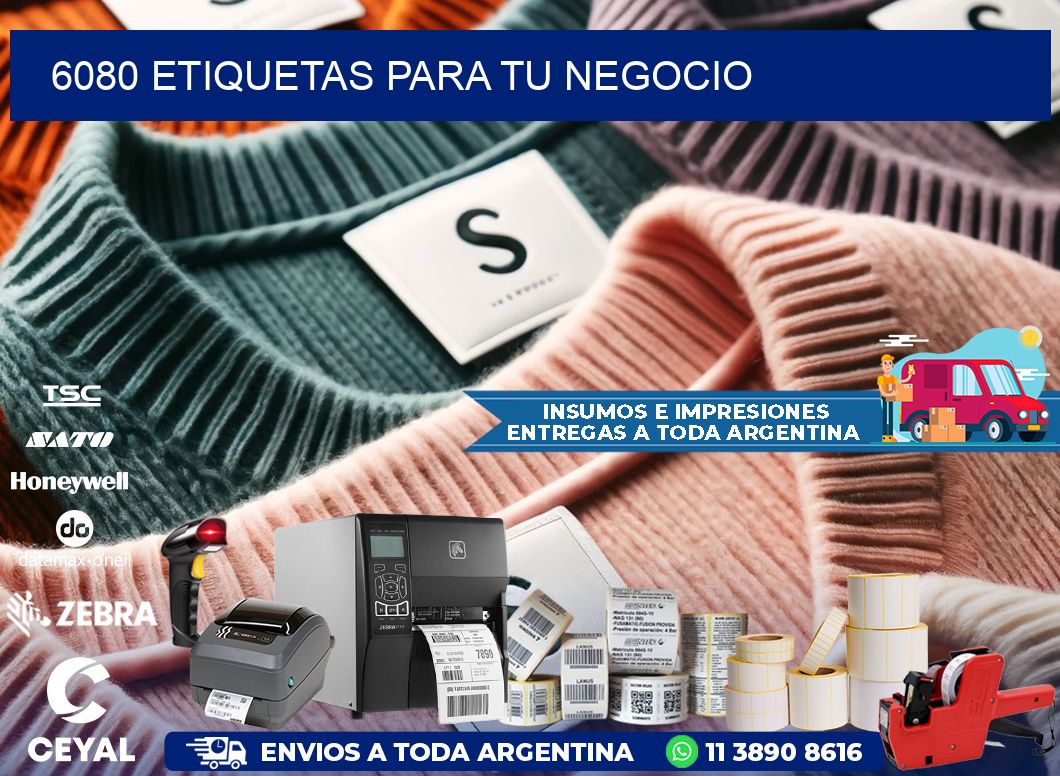 6080 etiquetas para tu negocio
