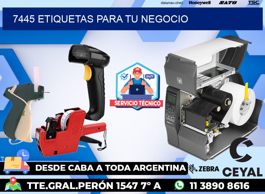 7445 etiquetas para tu negocio