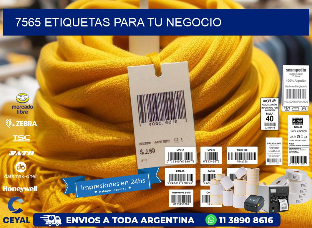 7565 etiquetas para tu negocio