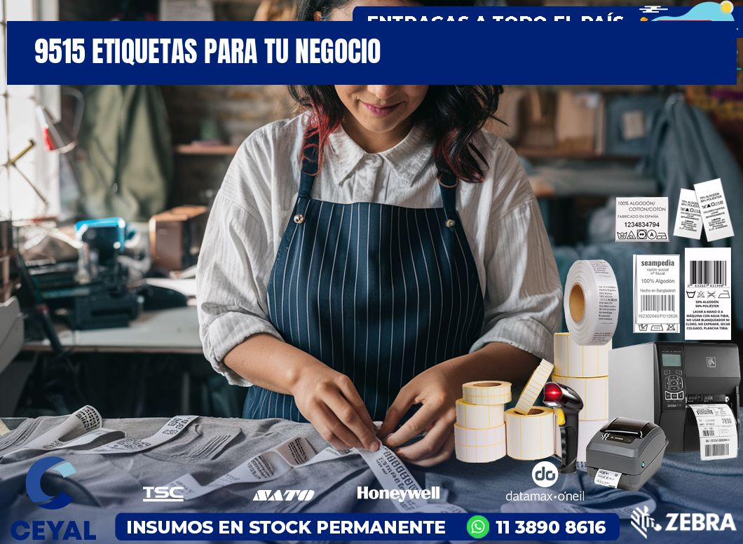 9515 etiquetas para tu negocio