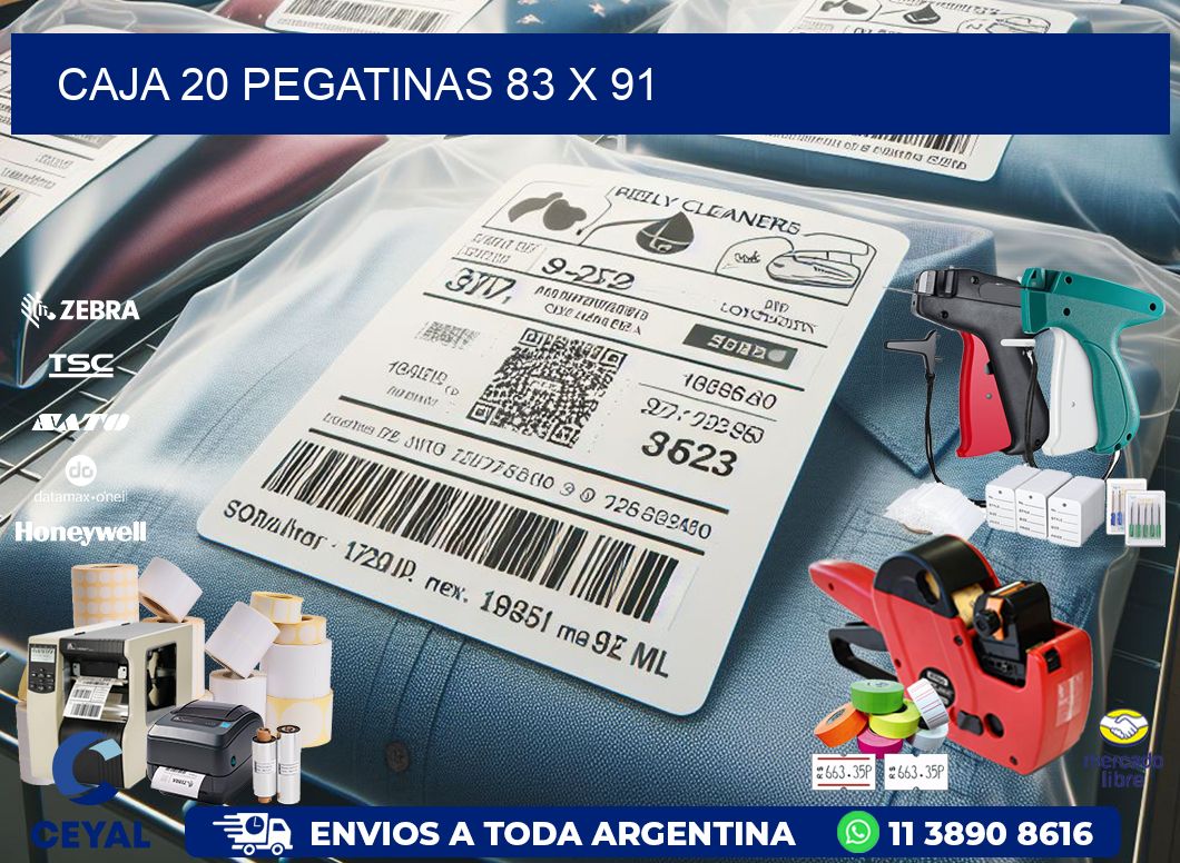 CAJA 20 PEGATINAS 83 x 91