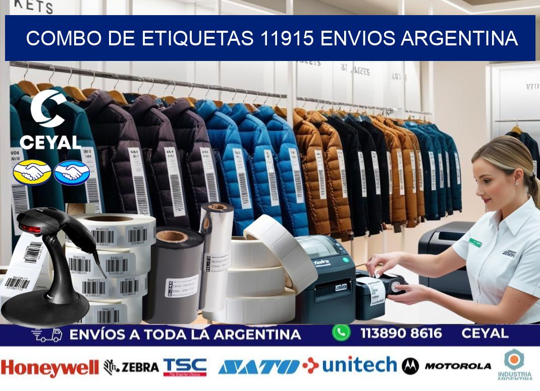 Combo de etiquetas 11915 ENVIOS ARGENTINA