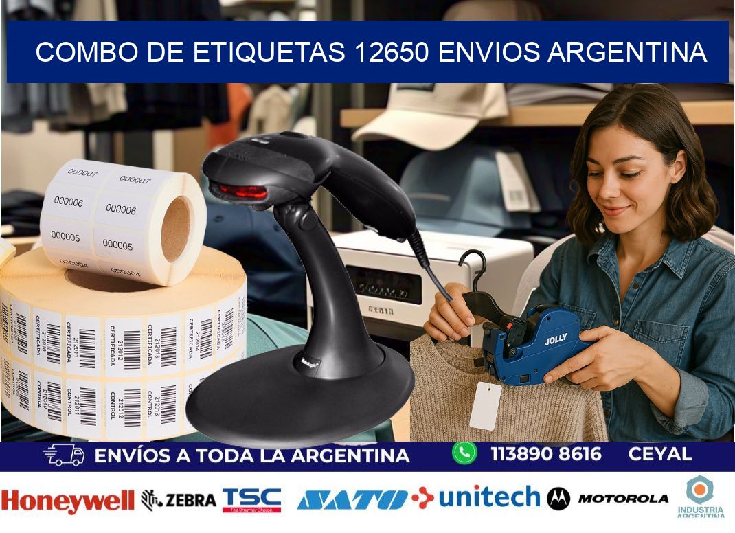 Combo de etiquetas 12650 ENVIOS ARGENTINA