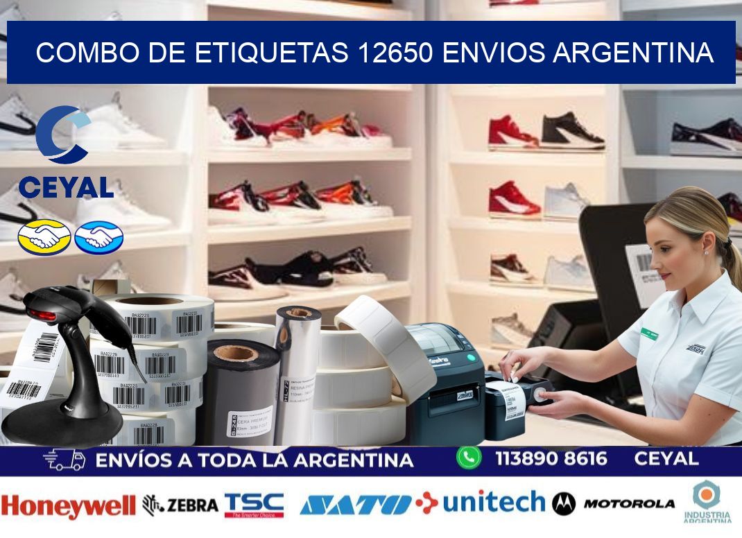 Combo de etiquetas 12650 ENVIOS ARGENTINA