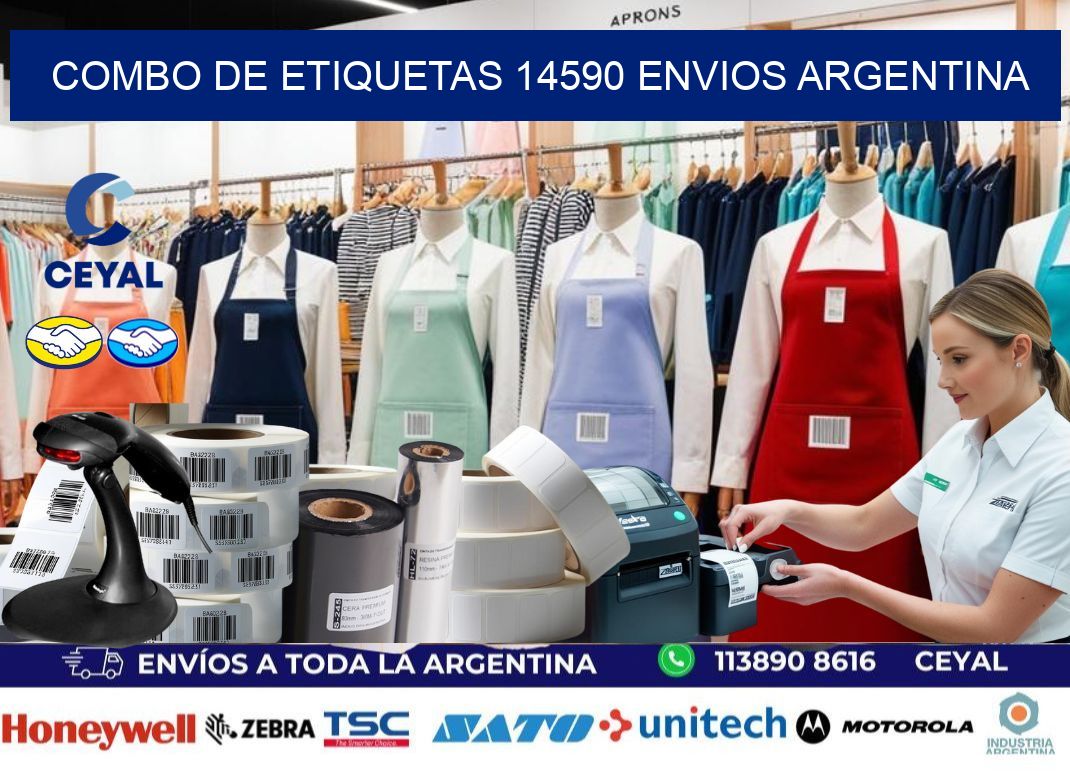 Combo de etiquetas 14590 ENVIOS ARGENTINA