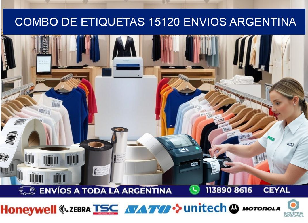Combo de etiquetas 15120 ENVIOS ARGENTINA