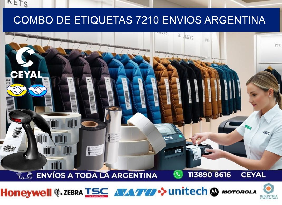 Combo de etiquetas 7210 ENVIOS ARGENTINA