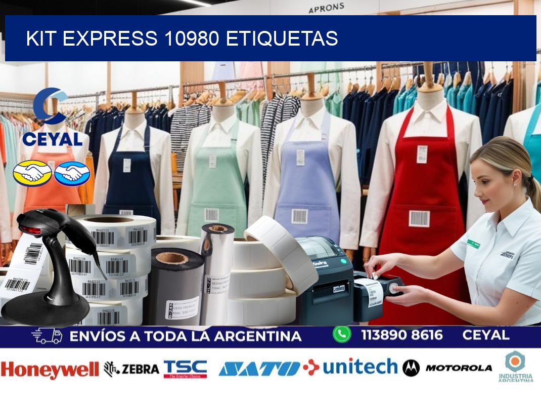 Kit express 10980 etiquetas