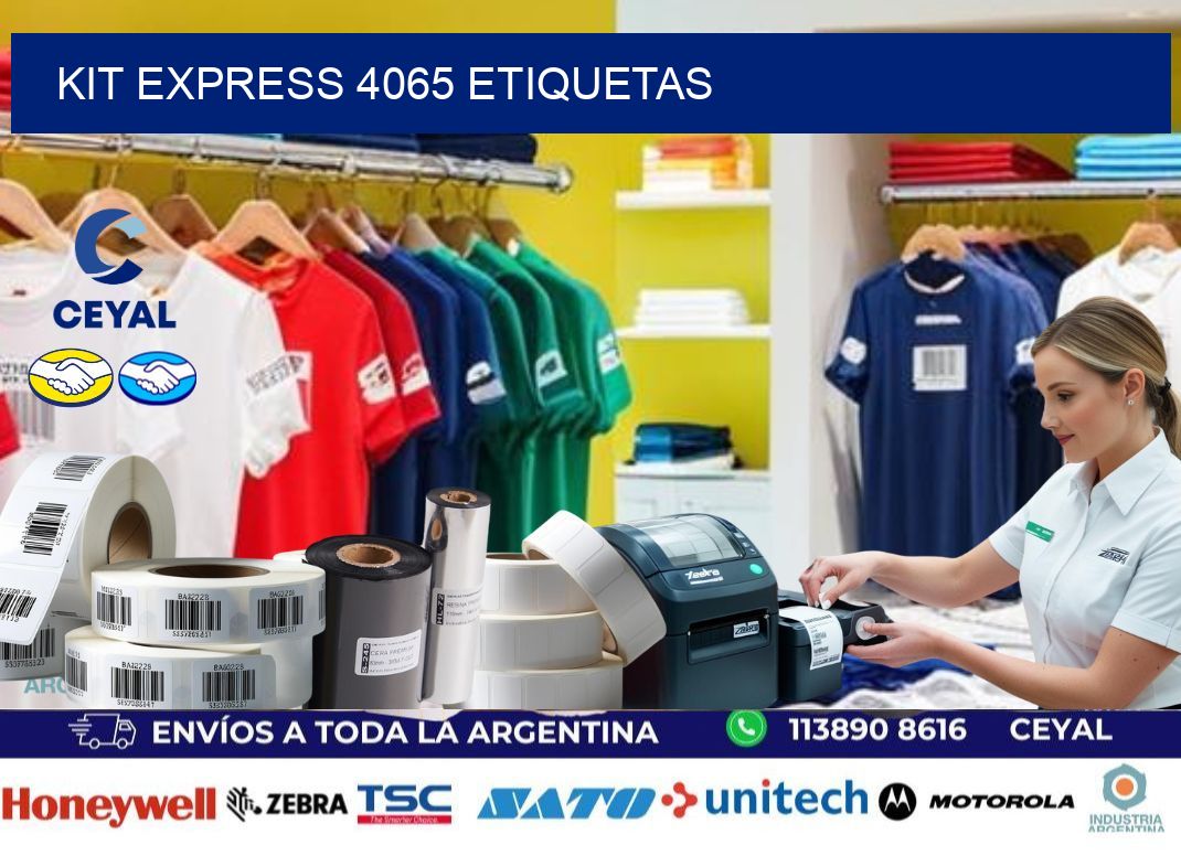 Kit express 4065 etiquetas