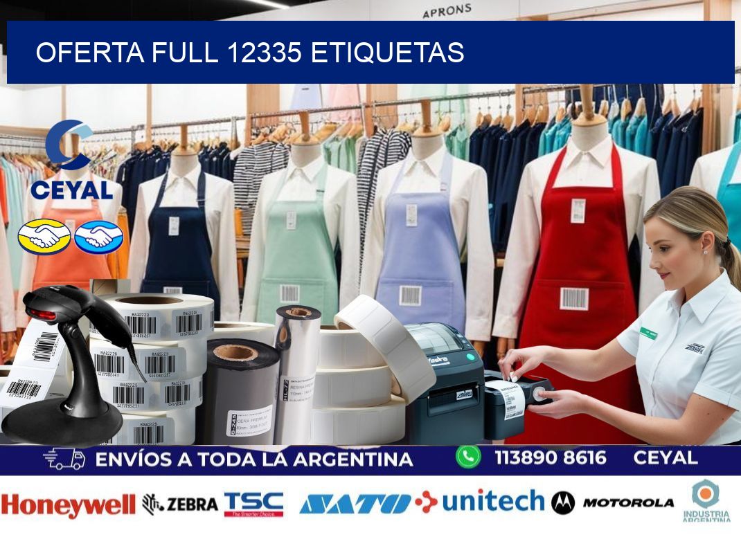 Oferta full 12335 etiquetas