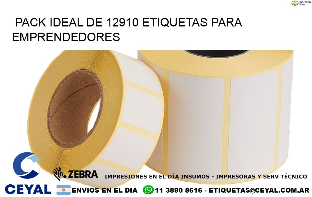 Pack ideal de 12910 etiquetas para emprendedores