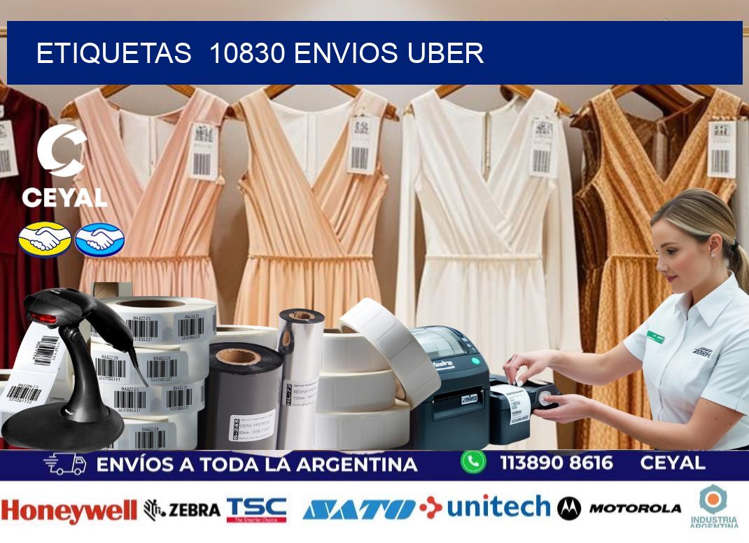 etiquetas  10830 ENVIOS UBER