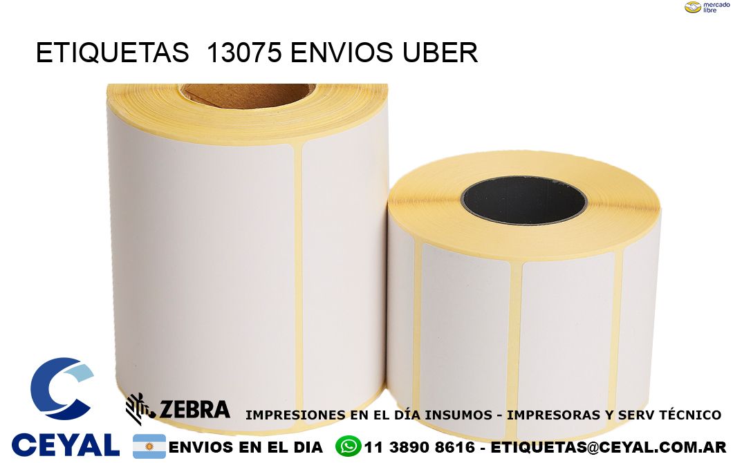 etiquetas  13075 ENVIOS UBER