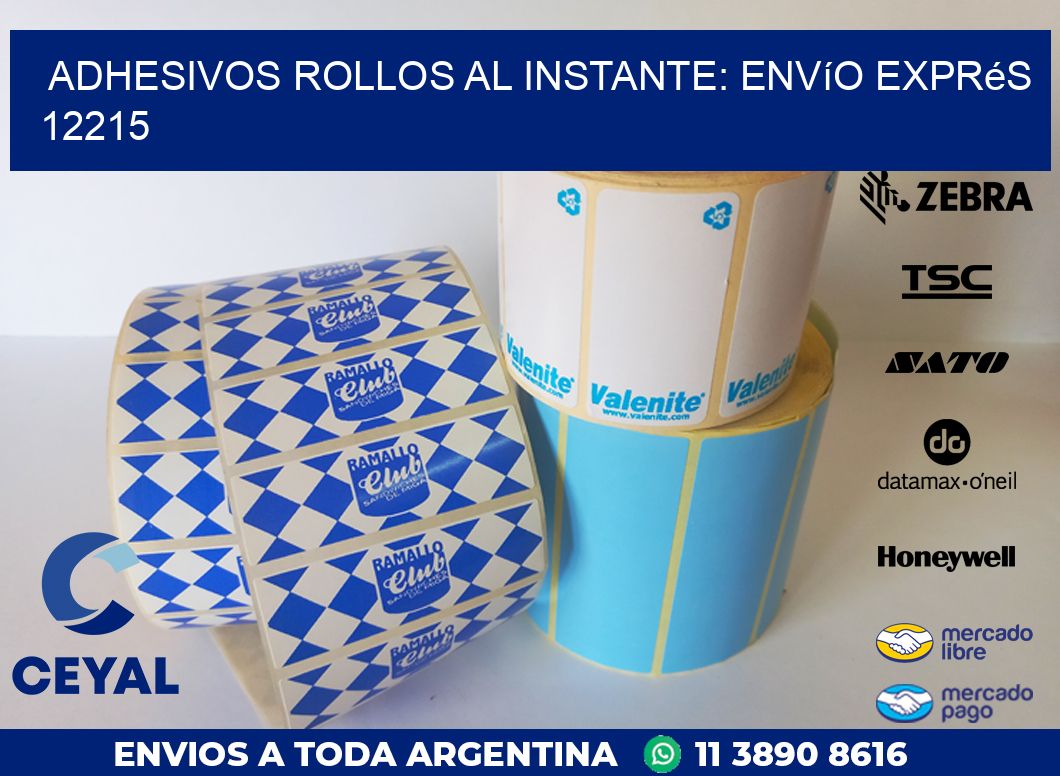Adhesivos rollos al Instante: Envío Exprés 12215