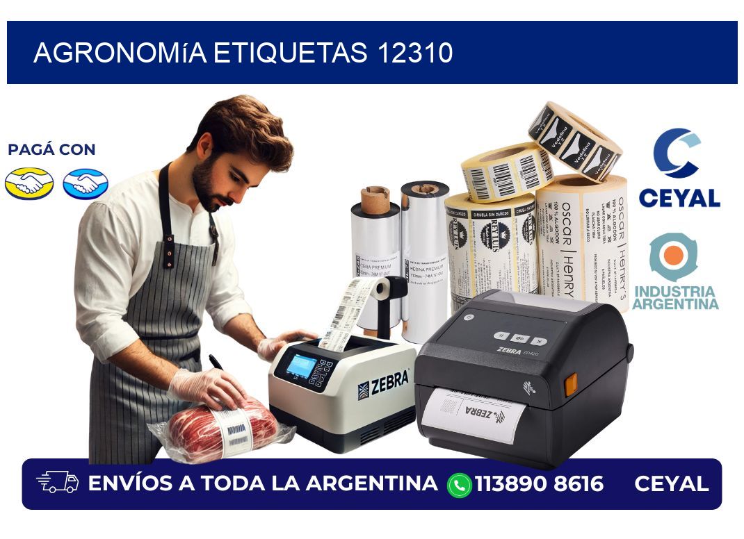 Agronomía etiquetas 12310