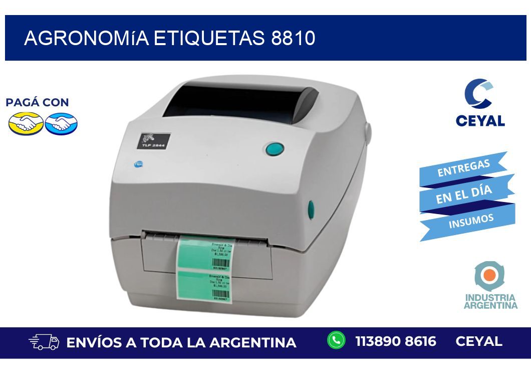 Agronomía etiquetas 8810