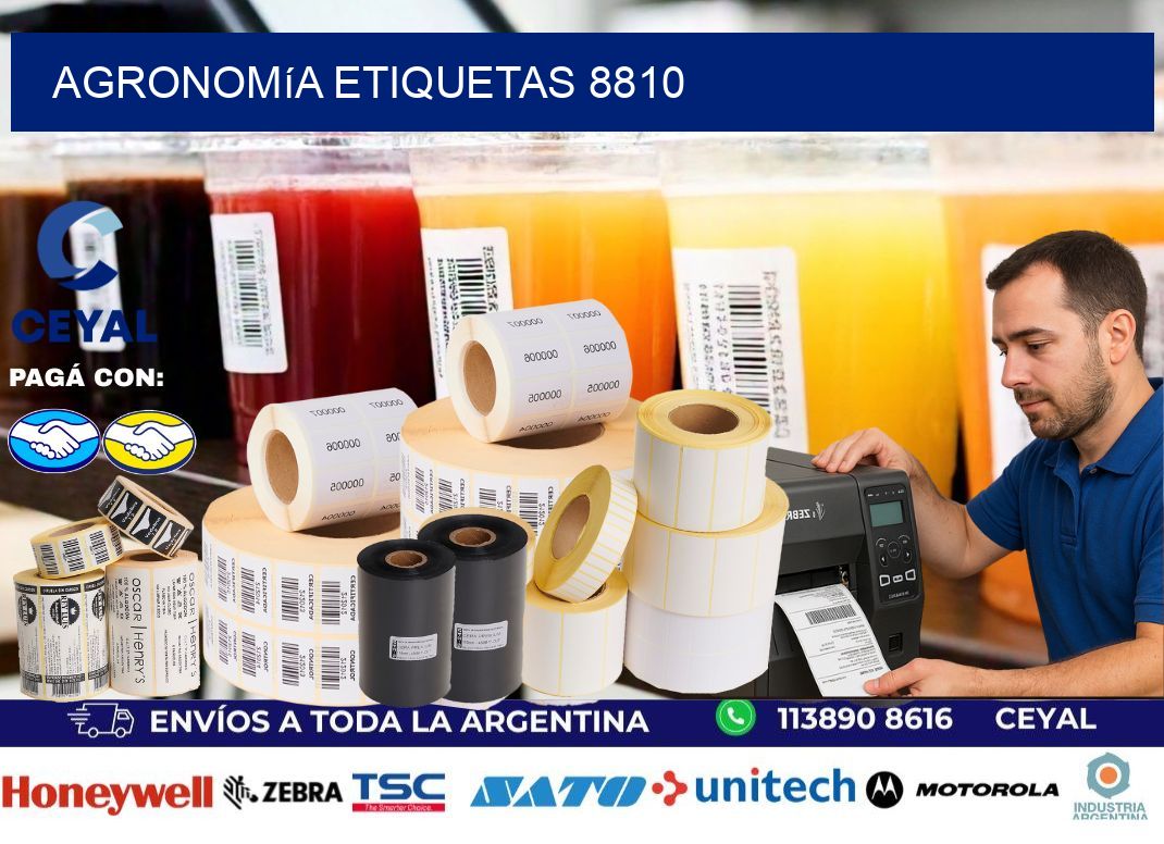 Agronomía etiquetas 8810