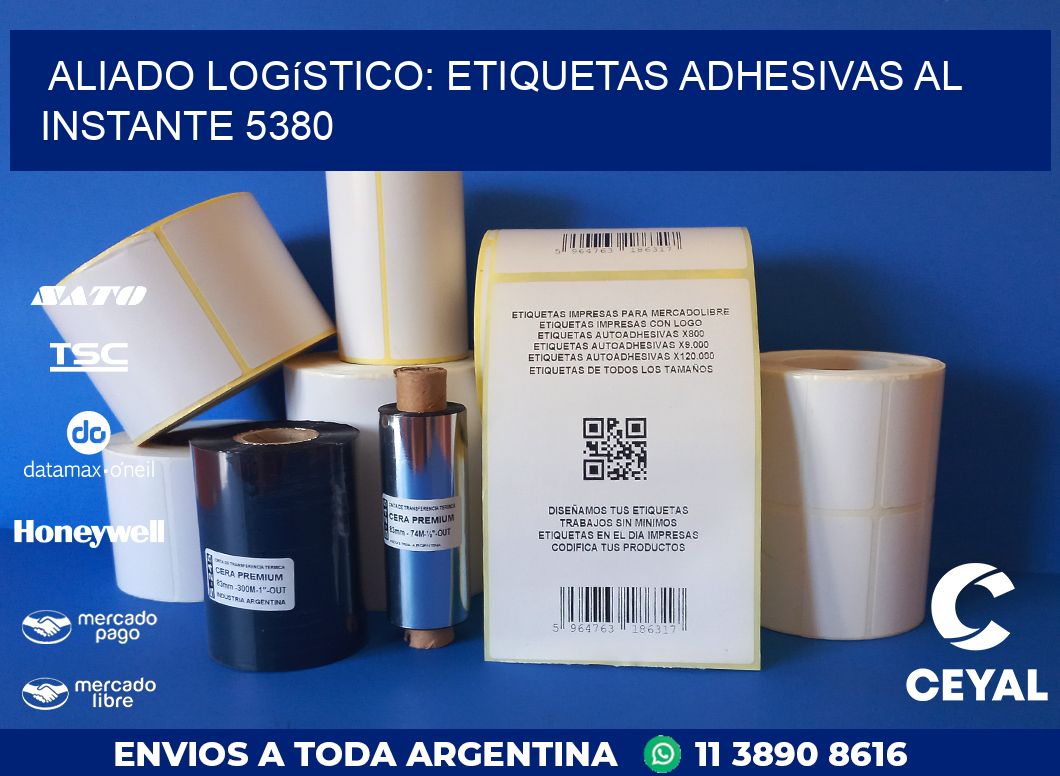 Aliado Logístico: Etiquetas Adhesivas al Instante 5380