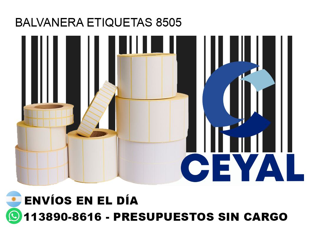 Balvanera etiquetas 8505