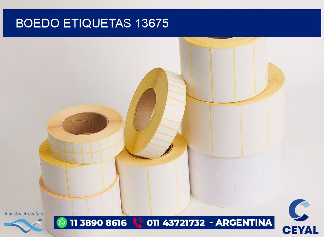 Boedo etiquetas 13675