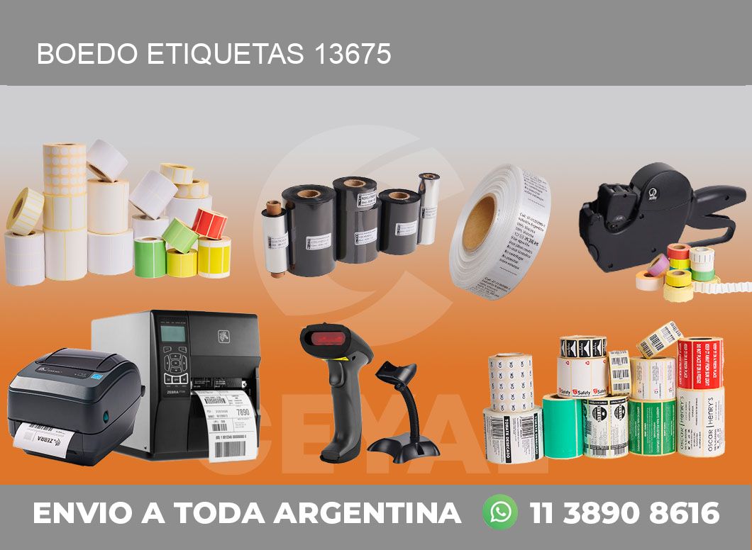 Boedo etiquetas 13675