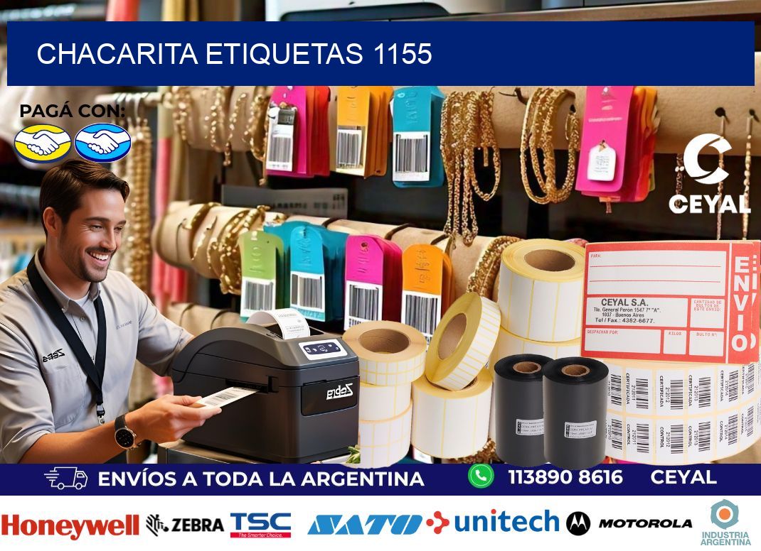 Chacarita etiquetas 1155