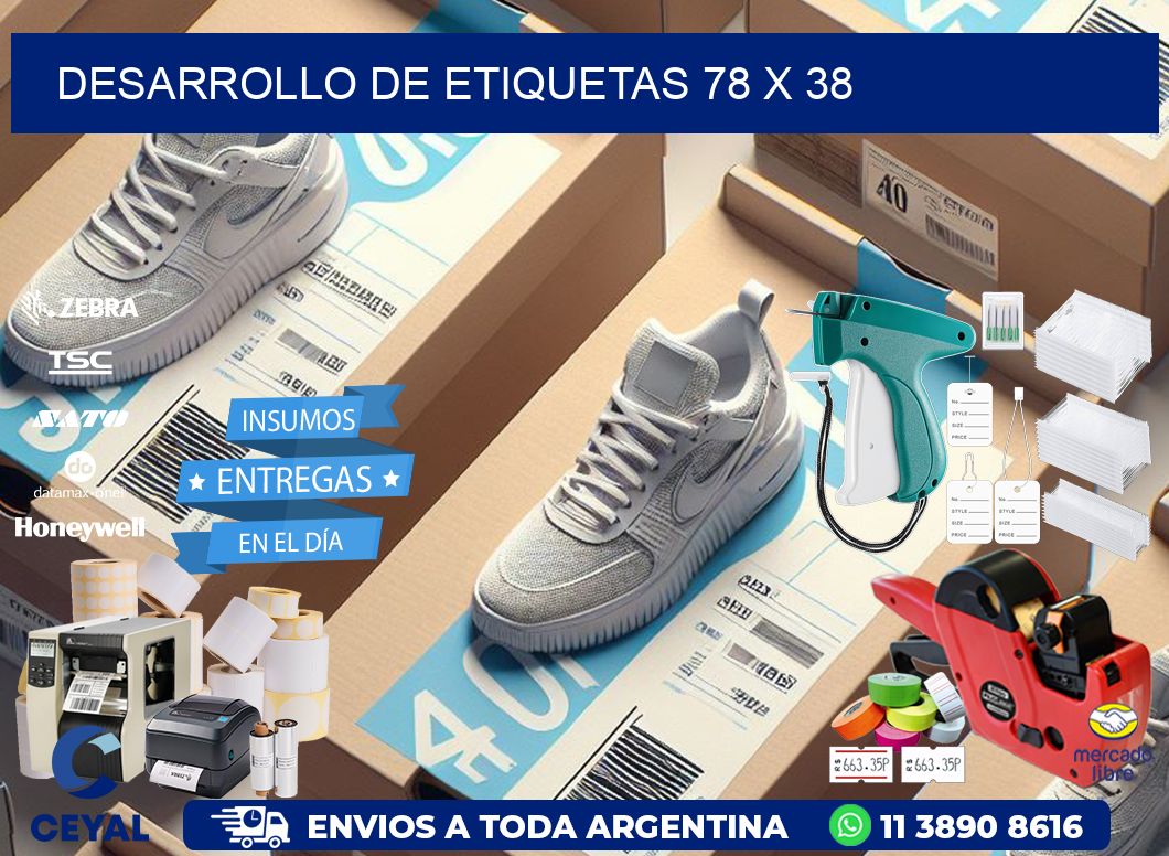 Desarrollo de etiquetas 78 x 38