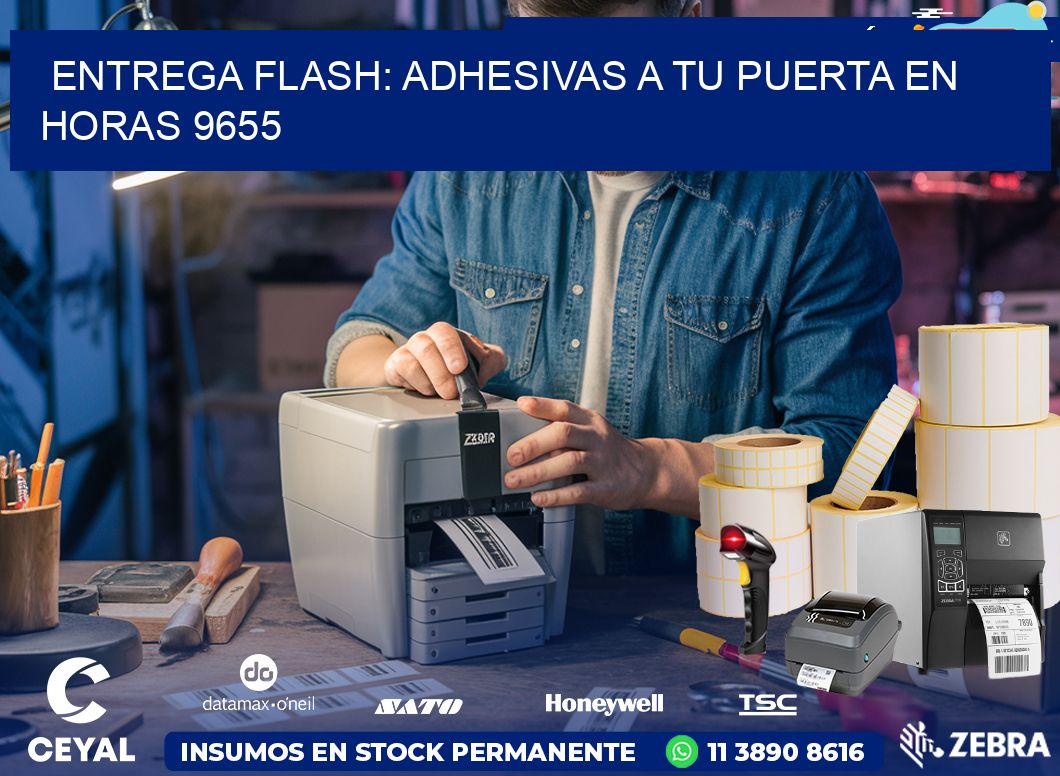 Entrega Flash: Adhesivas A Tu Puerta en Horas 9655